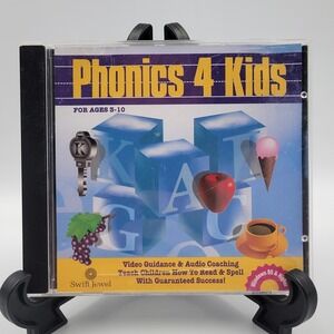 Phonics 4 For‎ Kids Children Cosmic PC Software Windows 98/2000/XP CD-ROM